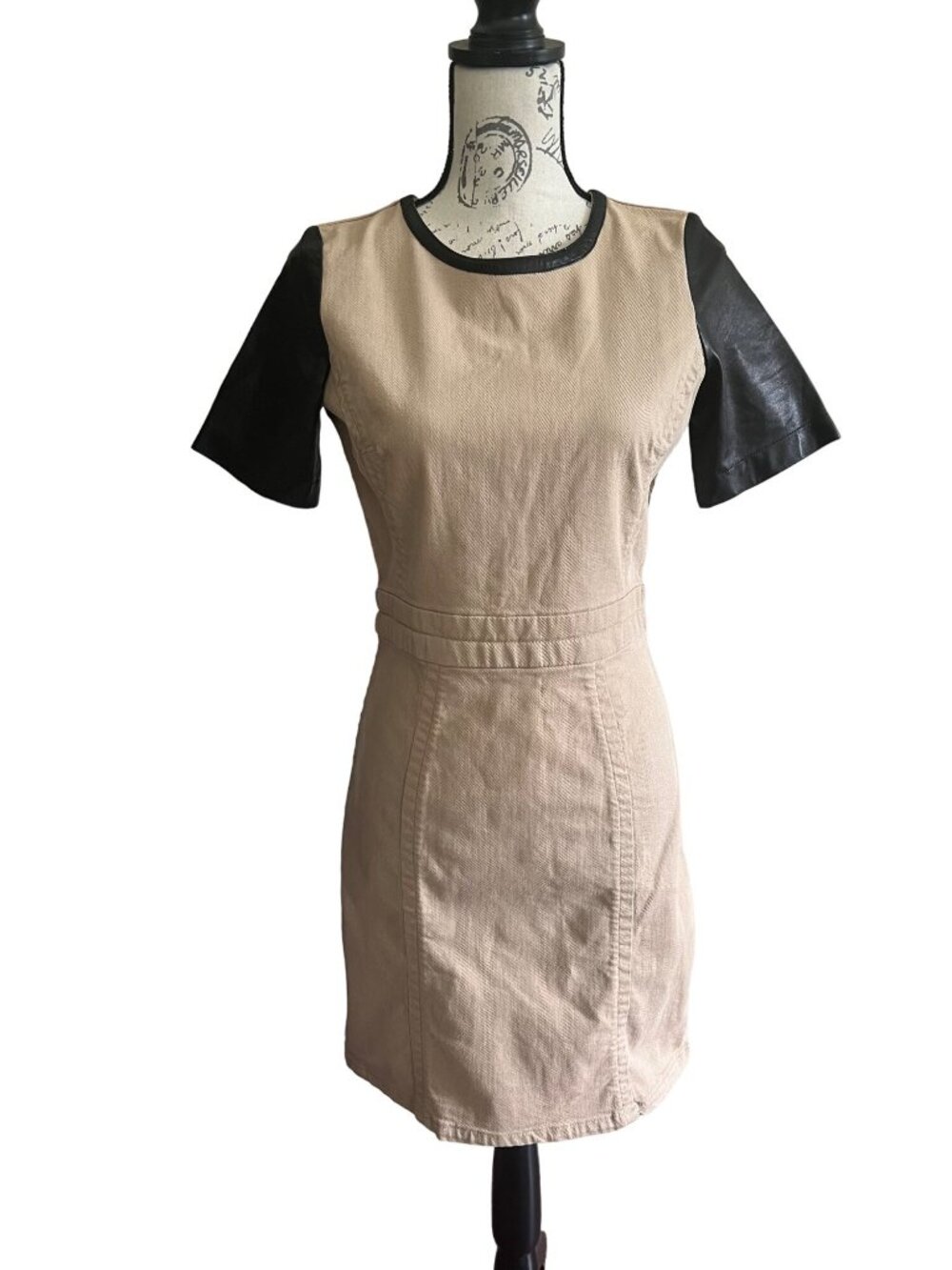 Marc By Marc Jacobs Dress Dempsey Drill Lambs Leather Sheath 2 Datenight